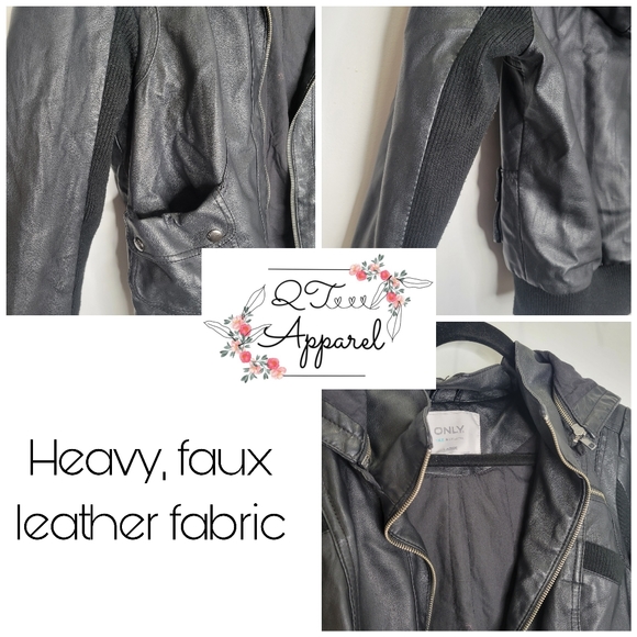 Leather Biker Jacket - Picture 2 of 2